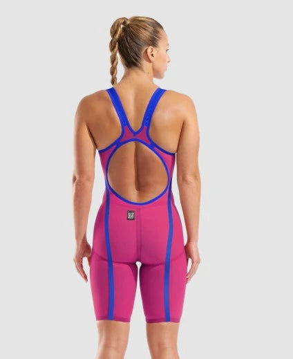 Arena Wedstrijdbadpak Powerskin Veloce Open Rug Limited Edition Violet Surge Maat D30/F32