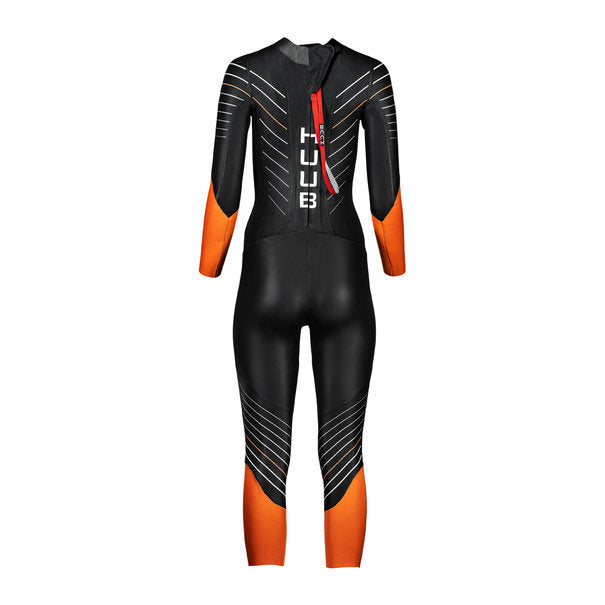 HUUB Damen Wetsuit Araya Schwarz/Orange