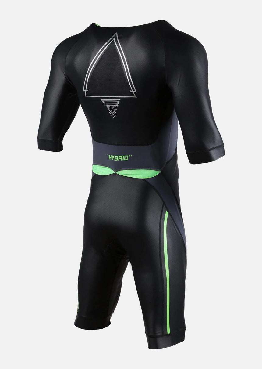 Sumarpo Damen Trisuit Hybrid Schwarz/Grün/Weiß