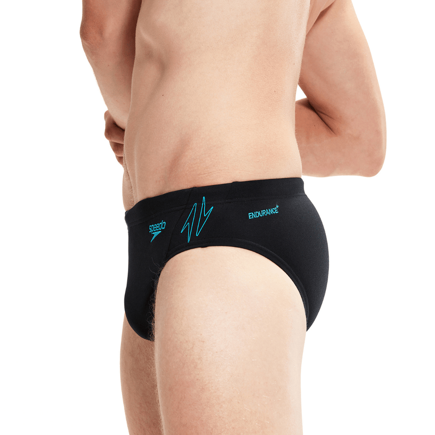 Speedo Zwemslip Hyperboom Splice Zwart/Blauw
