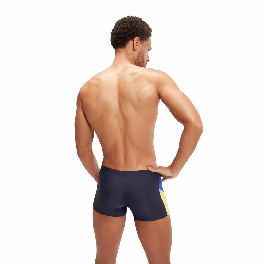 Speedo Mens Aquashort Dive True Navy/True Cobalt/Lemon Drizzle