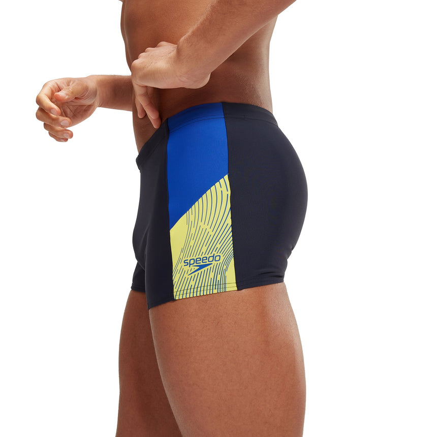 Speedo Mens Aquashort Dive True Navy/True Cobalt/Lemon Drizzle
