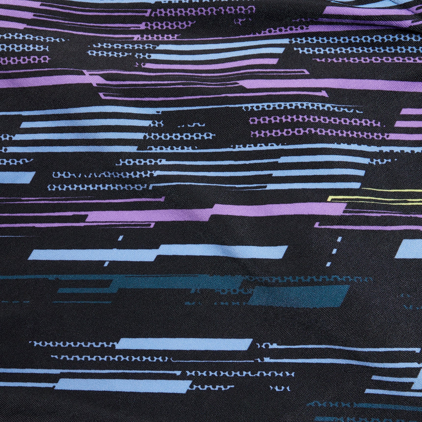 Speedo Womens Digital Printed Medalist Black