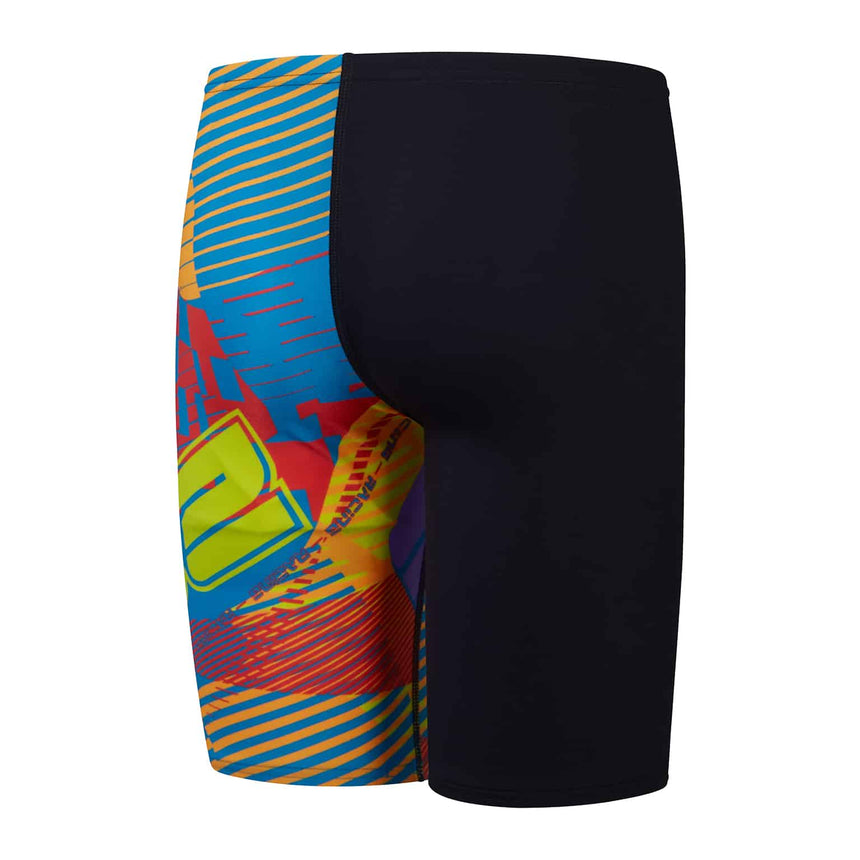 Speedo Boys Swim Jammer Allover Digital Watermelon/Bitter Lime/Sweet Purple/Bolt/Mandarin Peel