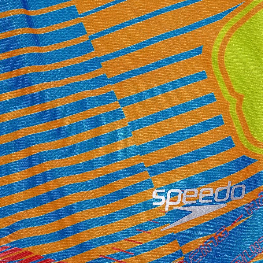 Speedo Boys Swim Jammer Allover Digital Watermelon/Bitter Lime/Sweet Purple/Bolt/Mandarin Peel