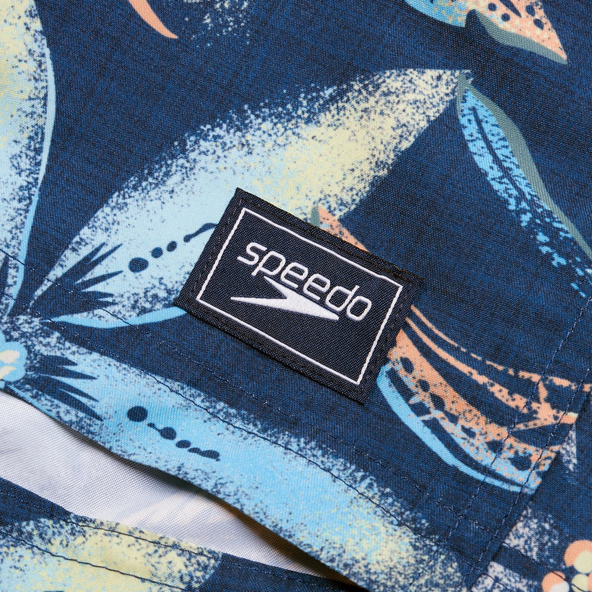 Speedo Mens Watershort Digital Printed Leisure 16" Pure Blue/Fall/Pool/Marine Blue/Pulcino/Soft Olive