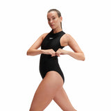 Speedo Womens Hydrasuit Black / White