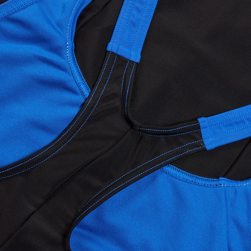 Speedo Womens Hyperboom Splice Racerback Black / True Cobalt