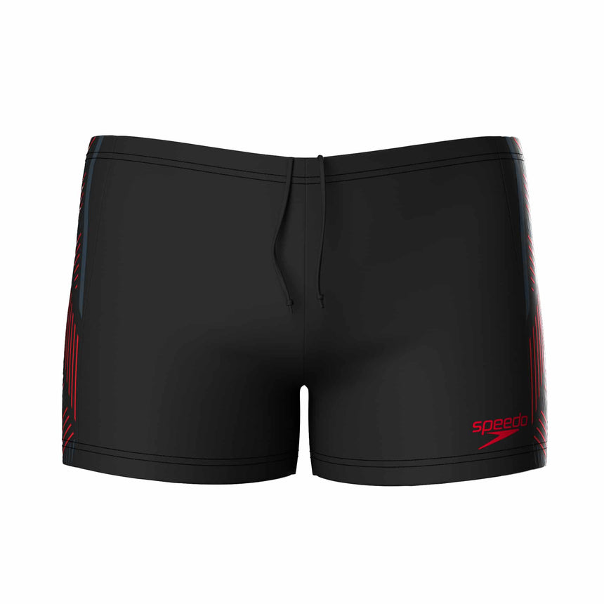 Speedo Tech Panel Aquashort Black/Red