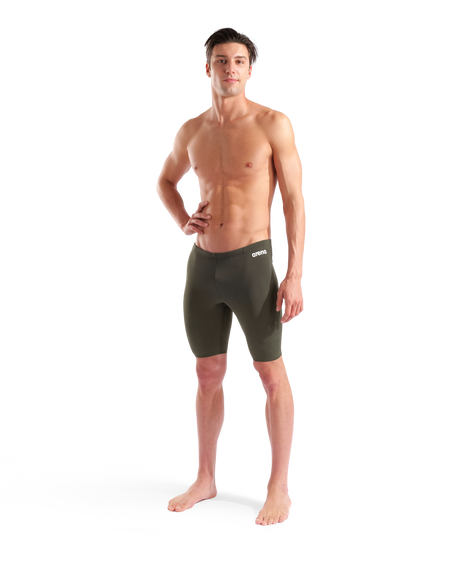 Arena Herren Schwimmjammer Team Solid Dunkel Sage Weiß