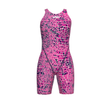 Arena Wedstrijdbadpak Powerskin ST Next Open Rug Snakeskin Roze
