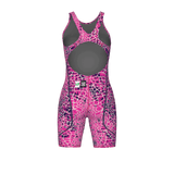 Arena Wedstrijdbadpak Powerskin ST Next Open Rug Snakeskin Roze