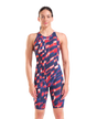 Arena Powerskin ST Next Open Rug Red White Blue front model view