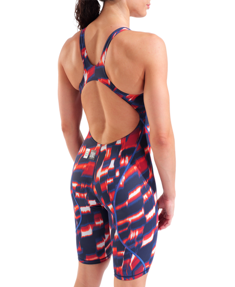 Arena Powerskin ST Next Open Rug Red White Blue angled back model view