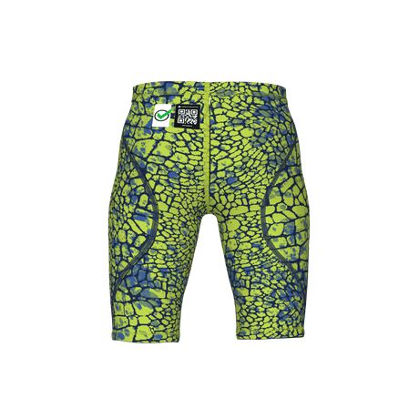 Arena Jongens Wedstrijdjammer Powerskin ST Next Snakeskin Groen