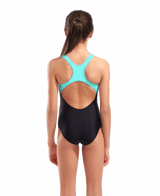 Arena Meisjes Badpak Kikko V Swim Pro Back Zwart/Blauw