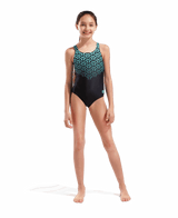 Arena Meisjes Badpak Kikko V Swim Pro Back Zwart/Blauw