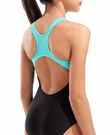 Arena Meisjes Badpak Kikko V Swim Pro Back Zwart/Blauw