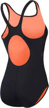 Speedo Badeanzug Hyperboom Placement Muscleback Schwarz/Rot