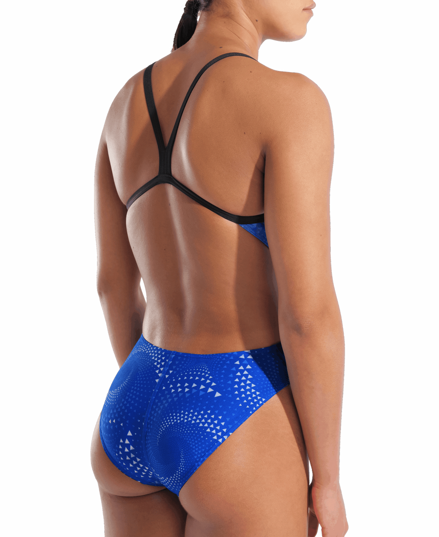 Arena Badpak Challenge Back Fireflow Zwart/Blauw