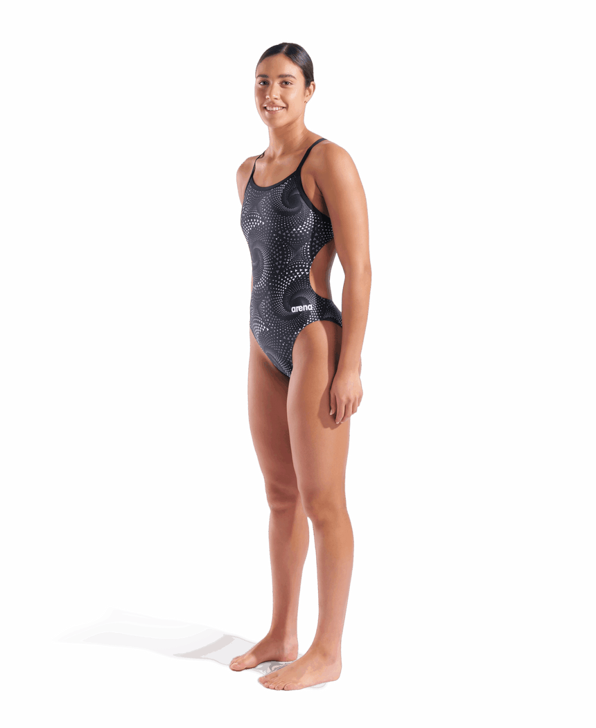 Arena Badpak Challenge Back Fireflow Zwart