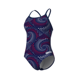 Arena Badpak Lightdrop Back Fireflow Navy/Rood