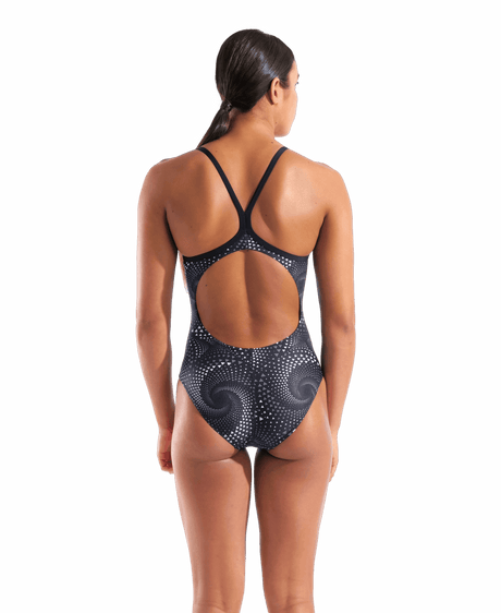 Arena Badpak Lightdrop Back Fireflow Zwart