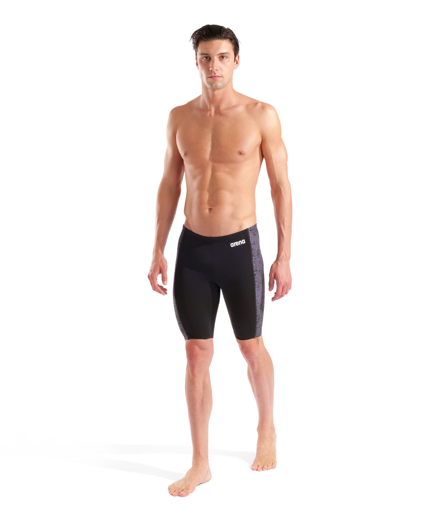 Arena Heren Zwemjammer Snakeskin Zwart