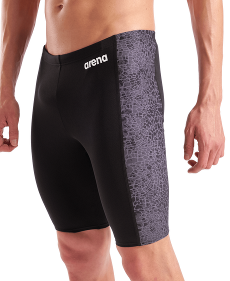 Arena Herren Schwimmjammer Snakeskin Schwarz