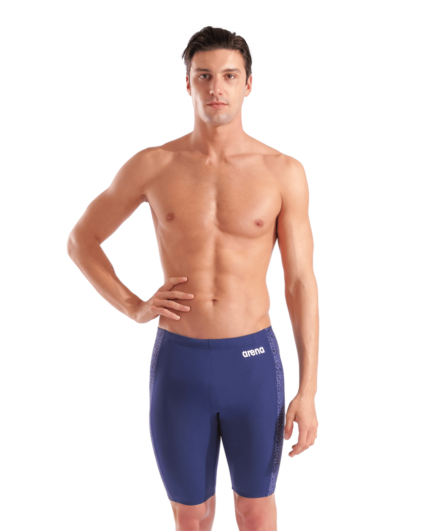 Arena Herren Schwimmjammer Snakeskin Marineblau/Team-Marineblau