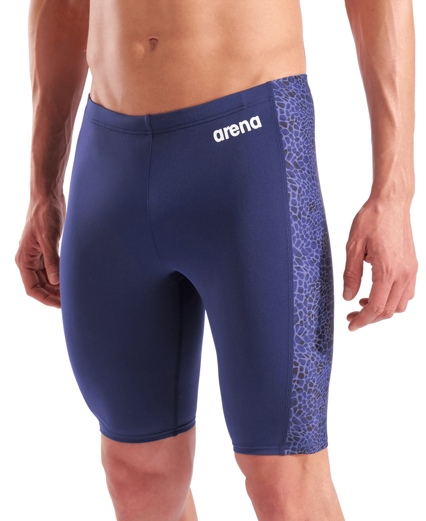 Arena Herren Schwimmjammer Snakeskin Marineblau/Team-Marineblau