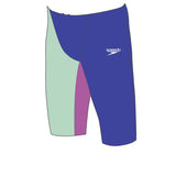 Speedo Junior Competition Jammer Fastskin Endurance+ High Waisted Cobalt Pop/Green Glow/Orchid Shine