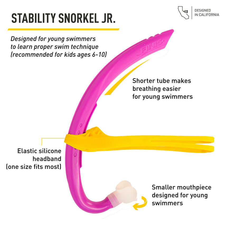 Finis Front Snorkel Stability Jr Magical Magenta