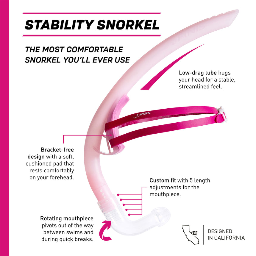 Finis Front Snorkel Stability Orchid