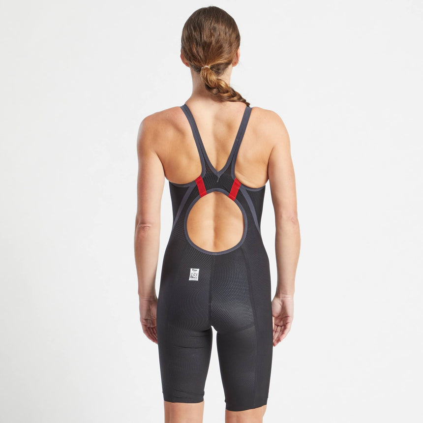 Competition kneeskin Finis Hydrox Open Back Preto
