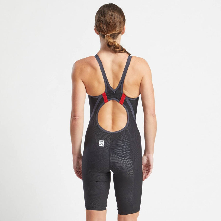 Fato de competição Finis Hydrox Open Back Preto/Cinzento