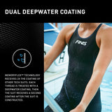 Fato de competição Finis Hydrox Open Back Preto/Cinzento