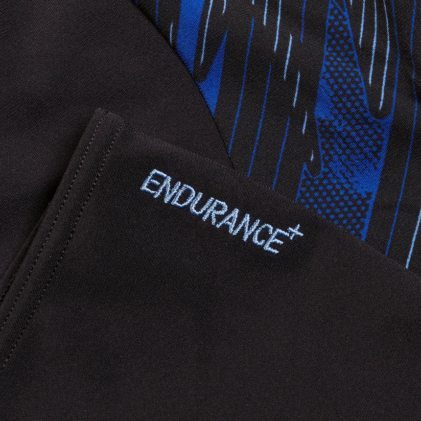 Speedo Damen Badeanzug HyperBoom Splice Legsuit Schwarz/True Cobalt/Curious Blue