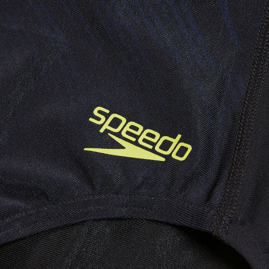 Speedo Womens Printed Hydrasuit Black / Lemon Drizzle