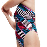 Speedo Womens Allover Digital Starback Black, White, Watermelon, Bolt, Sweet Purple