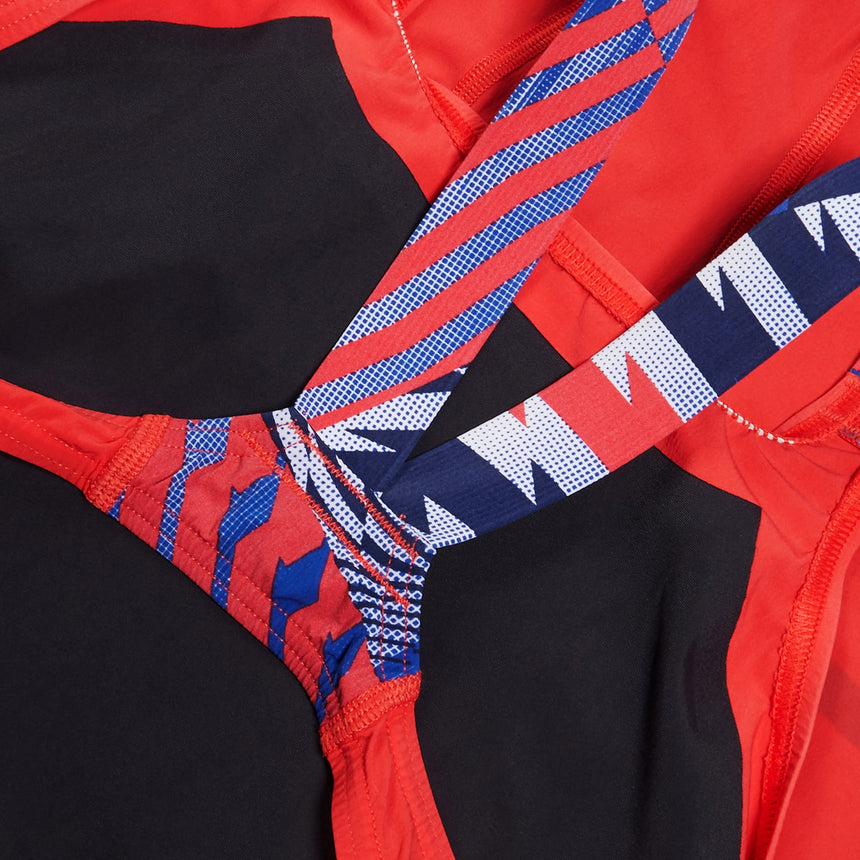 Speedo Competition Kneeskin Fastskin LZR Ignite Flame Red/Bolt/White