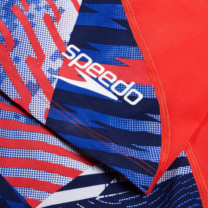 Speedo Competition Kneeskin Fastskin LZR Ignite Flame Red/Bolt/White