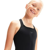 Speedo Girls Swimsuit Endurance+ Medalist Black