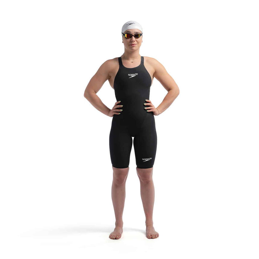 Speedo Wedstrijdbadpak Fastskin LZR Pure Valor 2.0 Dichte Rug Zwart