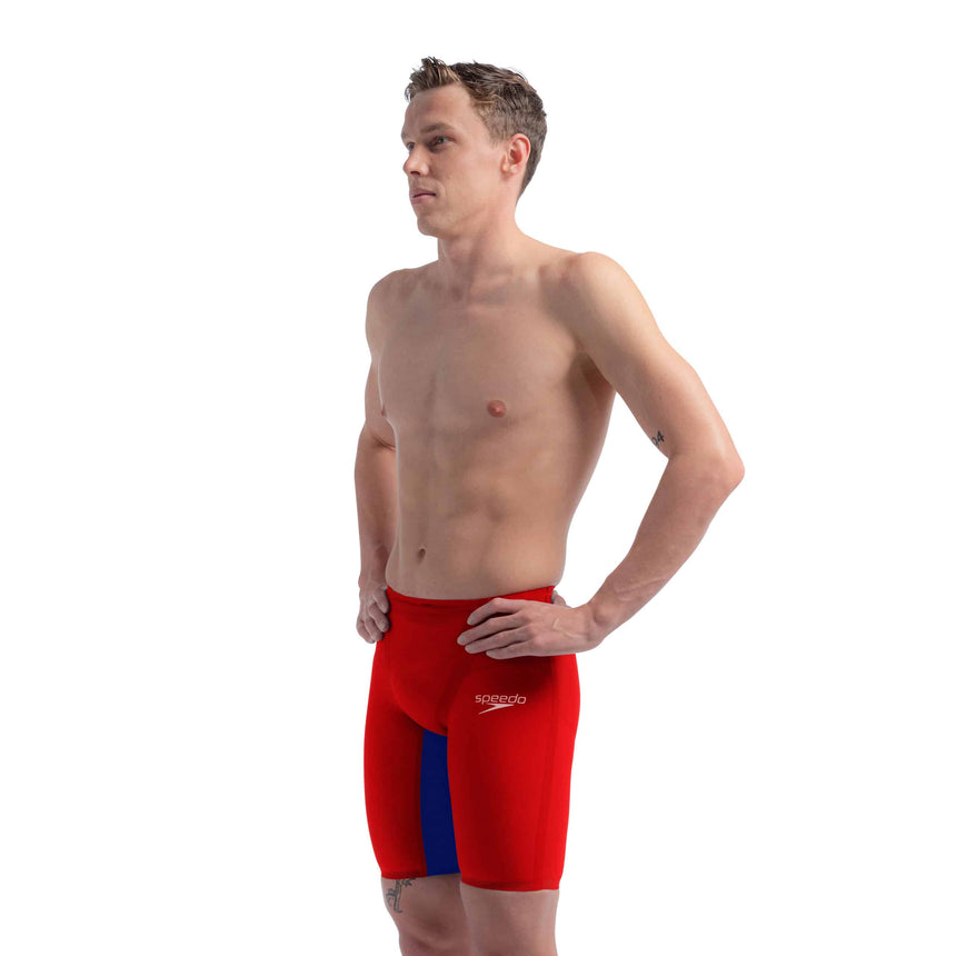 Speedo Competition Jammer Fastskin LZR Pure Valor 2.0 Flame Red/Cobalt Pop