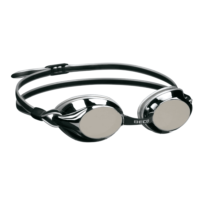 Beco Swimming Goggles Competition Boston Mirror Silver