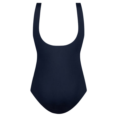 Ten Cate Badpak V-Neck Soft Cup Zebra Stripe Blauw