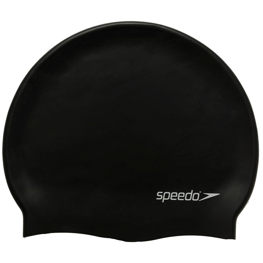 Speedo Badmuts Plain Flat Silicone Zwart