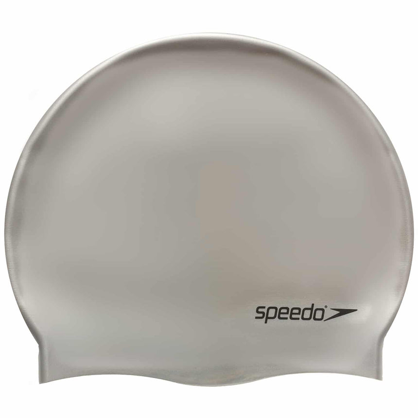 Speedo Badmuts Plain Flat Silicone Zilver