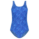 Ten Cate Swimsuit Soft Cup Paint Stripes Blue